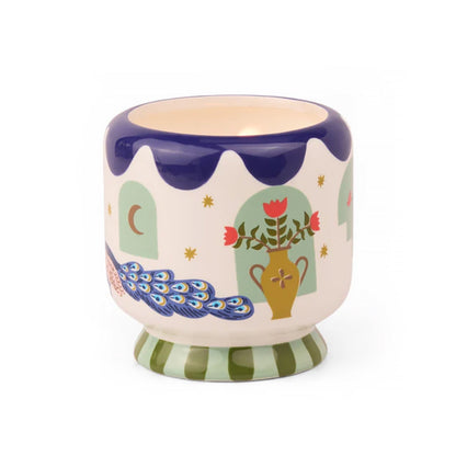 A Dopo 8 oz. Handpainted Candle