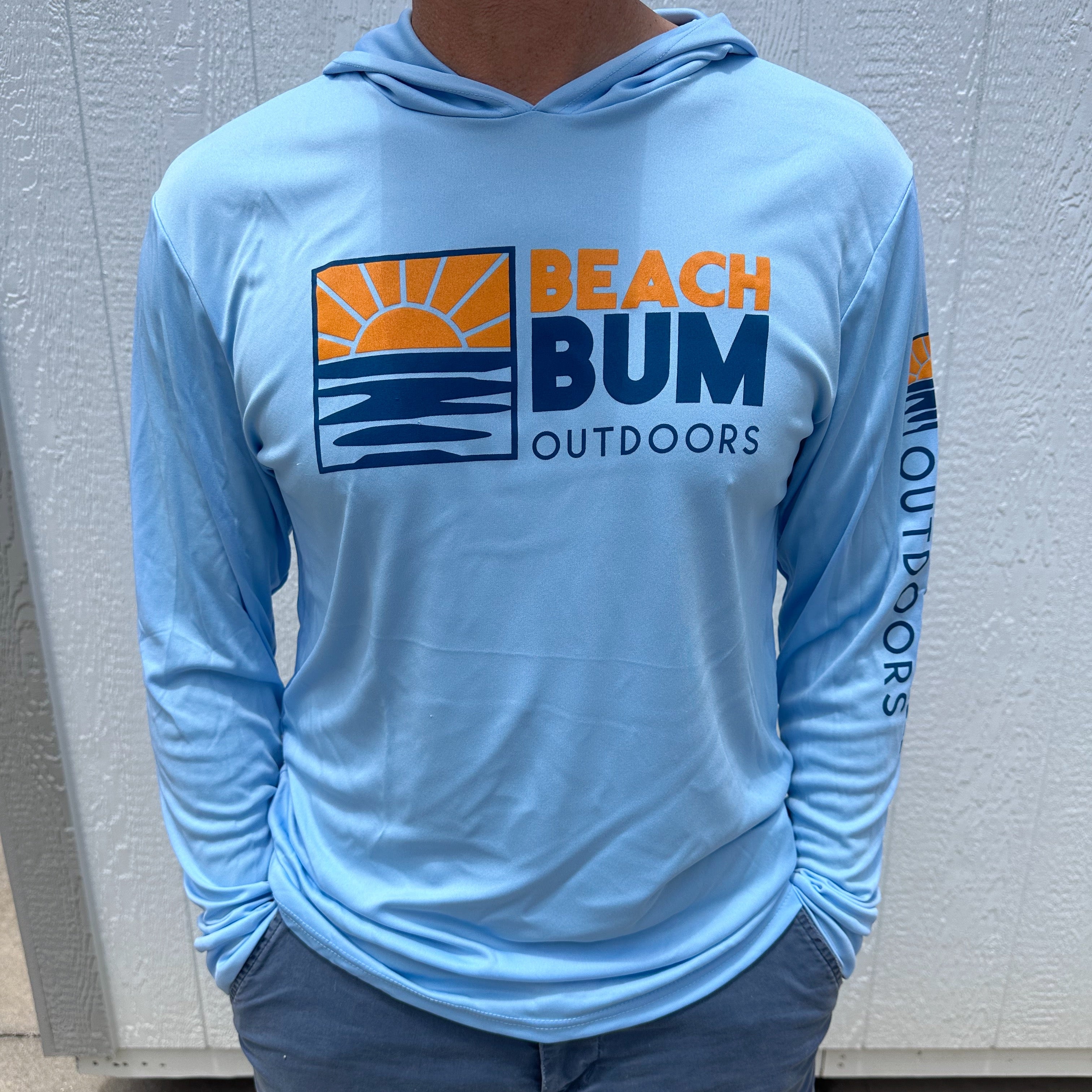Beach Bum Outdoors Performance Long Sleeve Hooded Shirt
