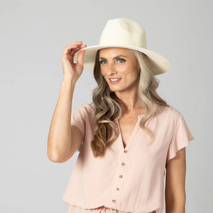 Water Repellent Solid Fedora