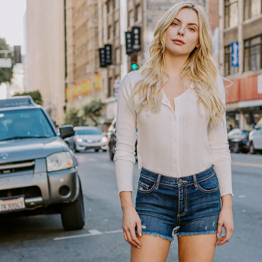 The Jesse Mid Rise Jean Shorts