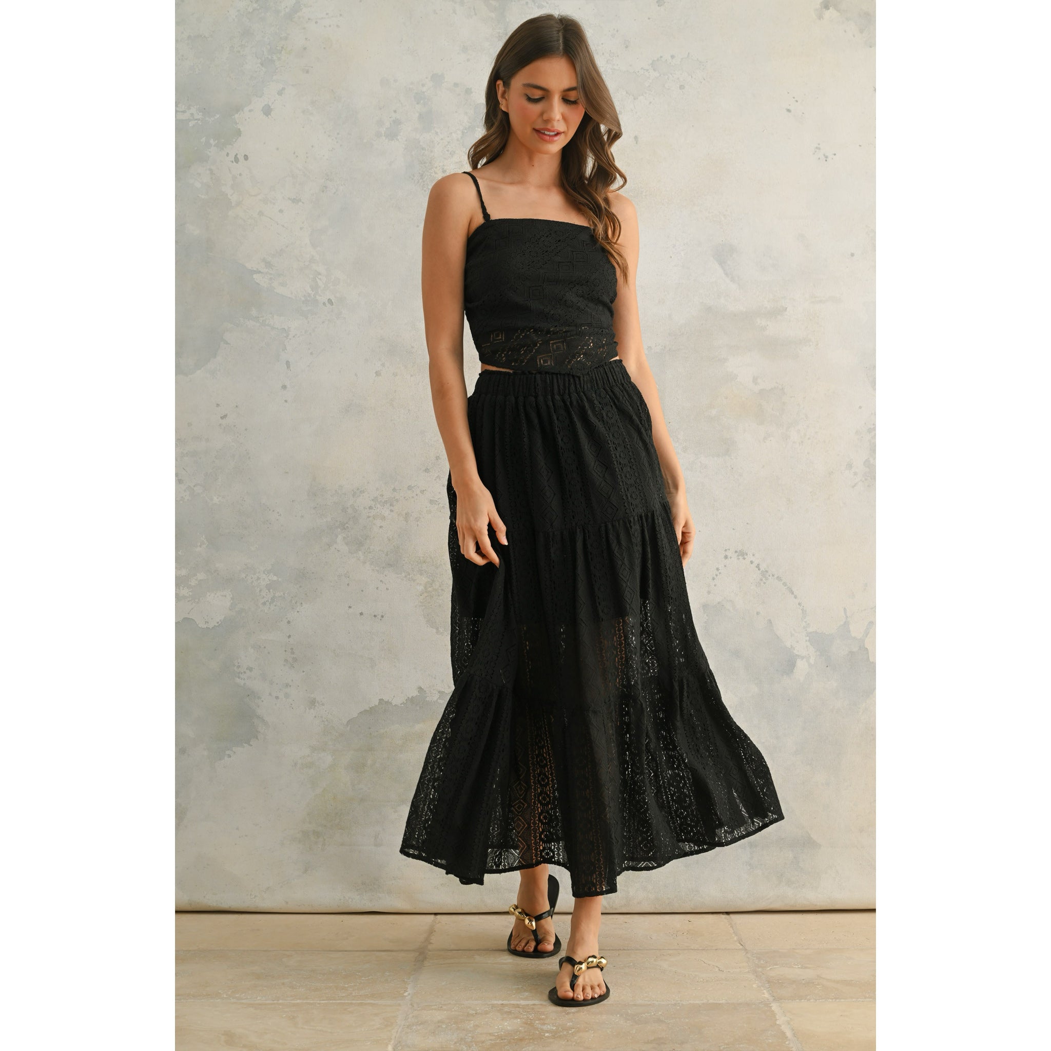 Lola Lace Tie Back Top