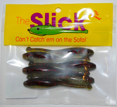 cheap plastic fishing lures Lil Slick Cracked Pepper 510