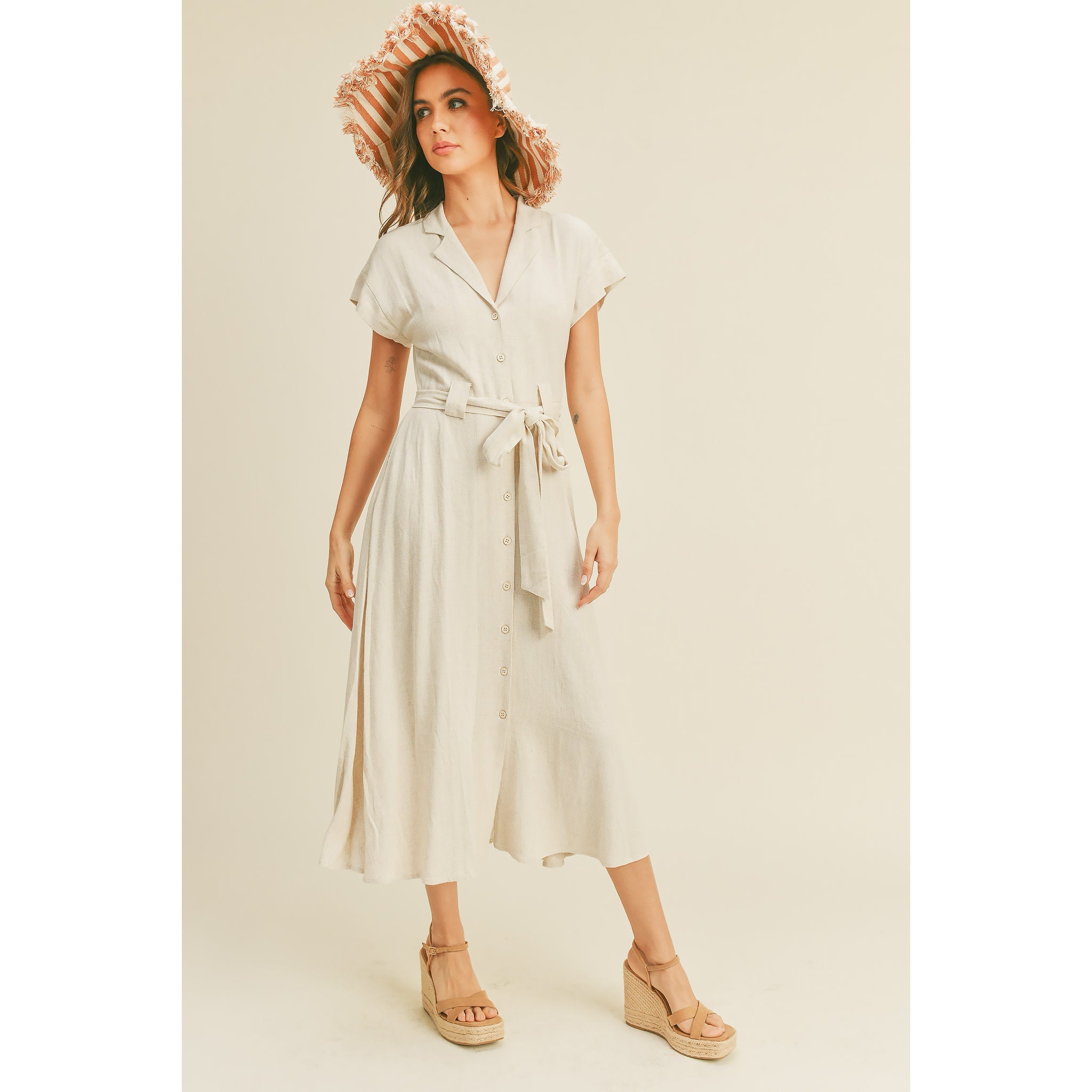 Take Me to Church Button Down Dress