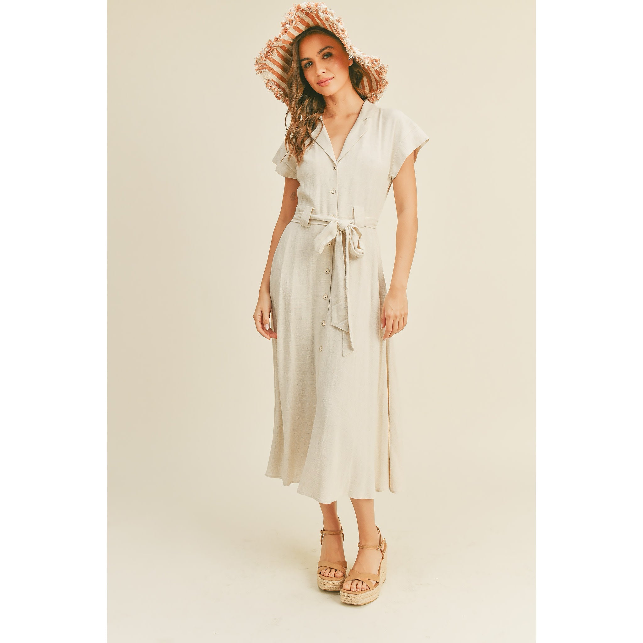 Take Me to Church Button Down Dress