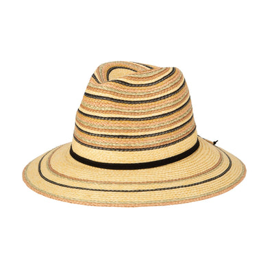 Paradise Paperbraid Multi Striped Fedora