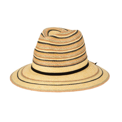Paradise Paperbraid Multi Striped Fedora