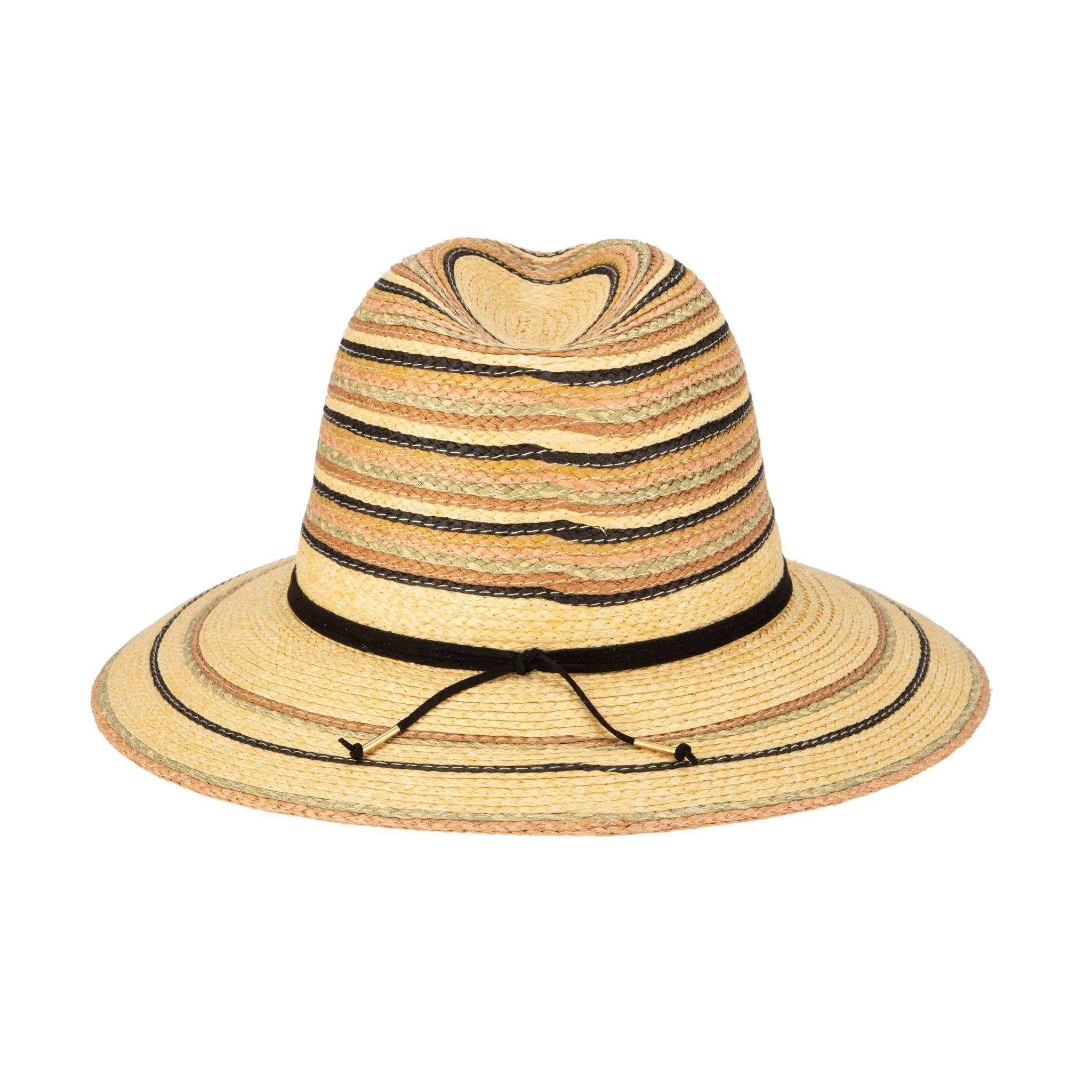 Paradise Paperbraid Multi Striped Fedora