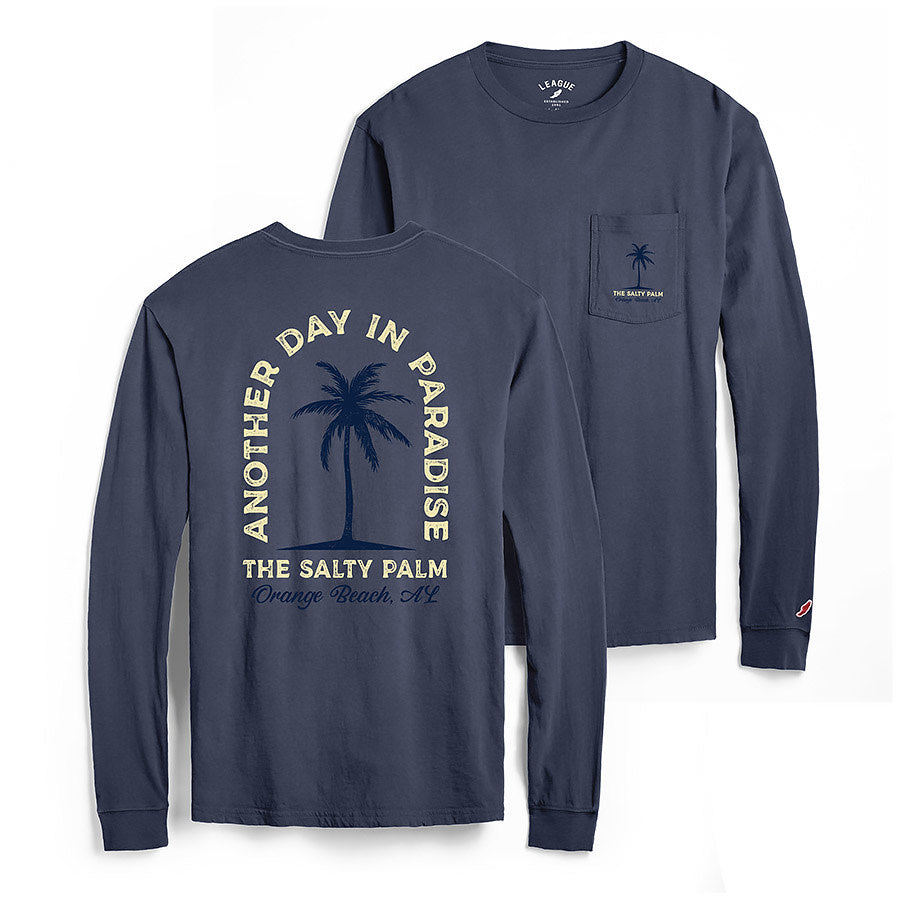 Day in Paradise Long Sleeve Pocket Tee