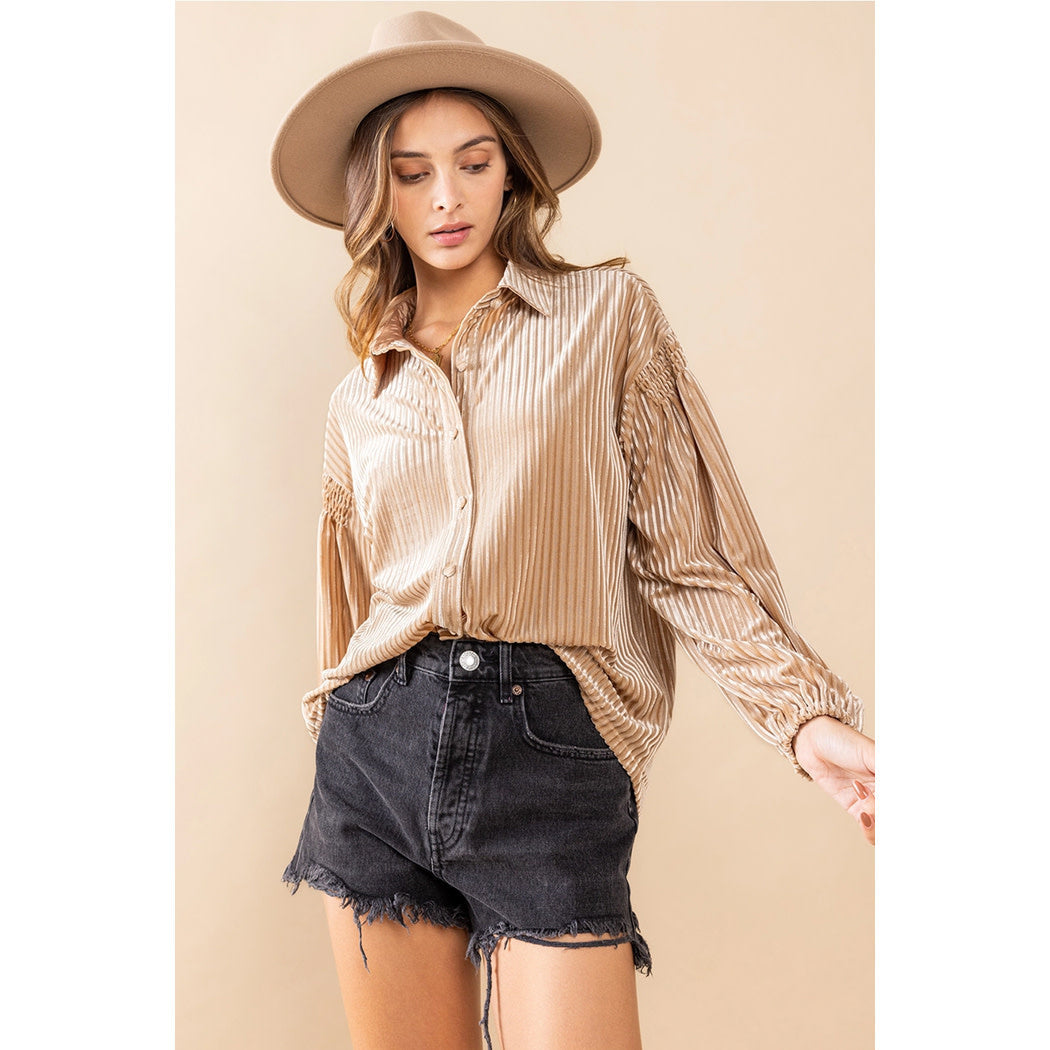 All Yours Velvet Blouse