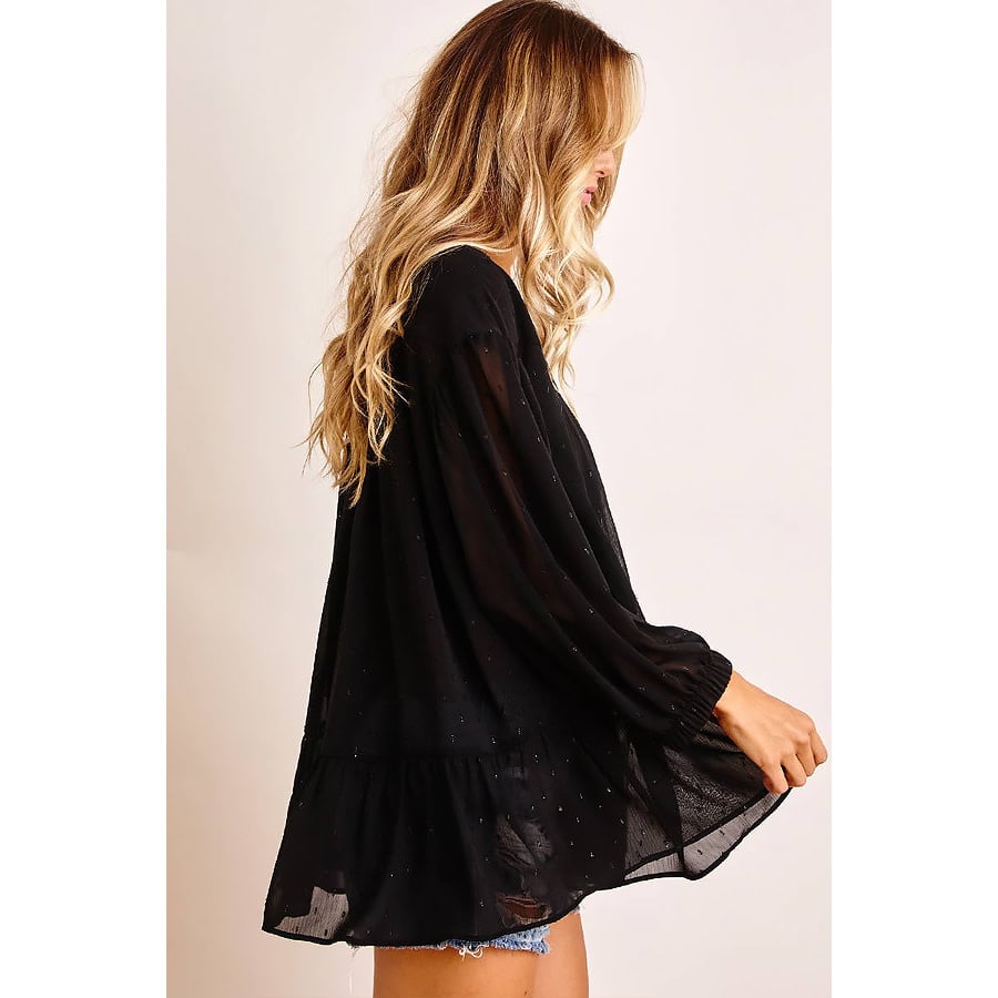 Dark Romance Sheer Blouse