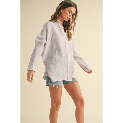 Feel the Breeze Button Down Top