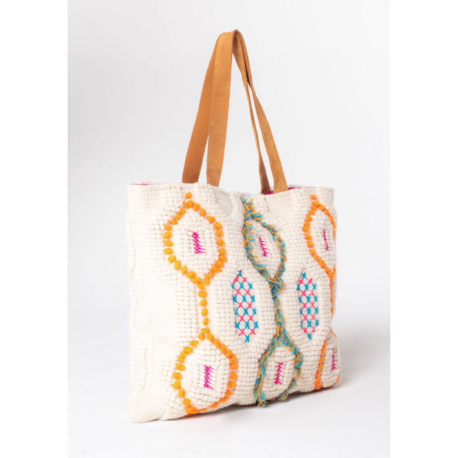 Bohemian Embroidered Carpet Bag