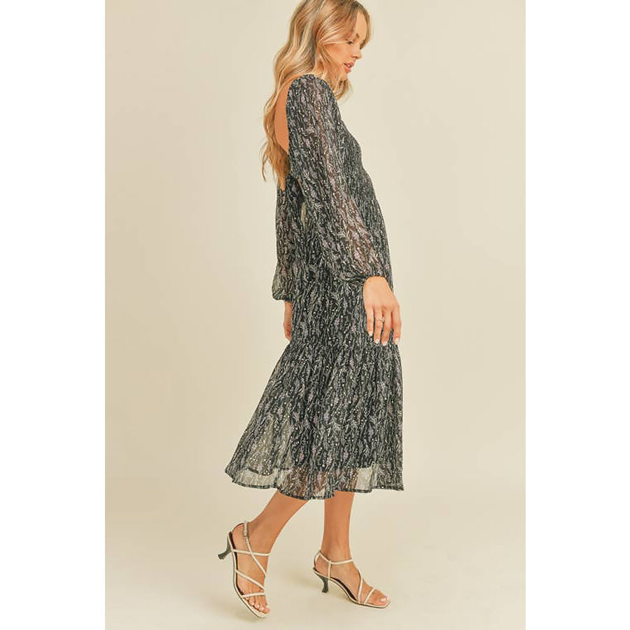 Most Wanted Tie Back Midi Dress