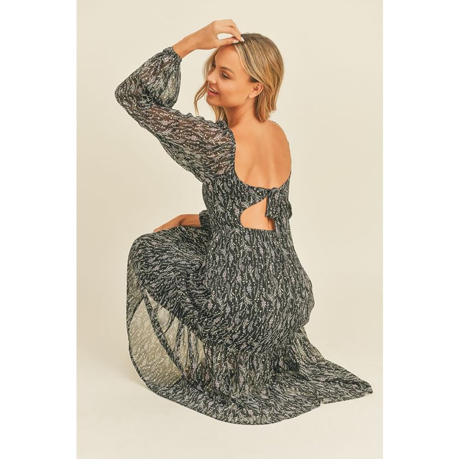 Most Wanted Tie Back Midi Dress