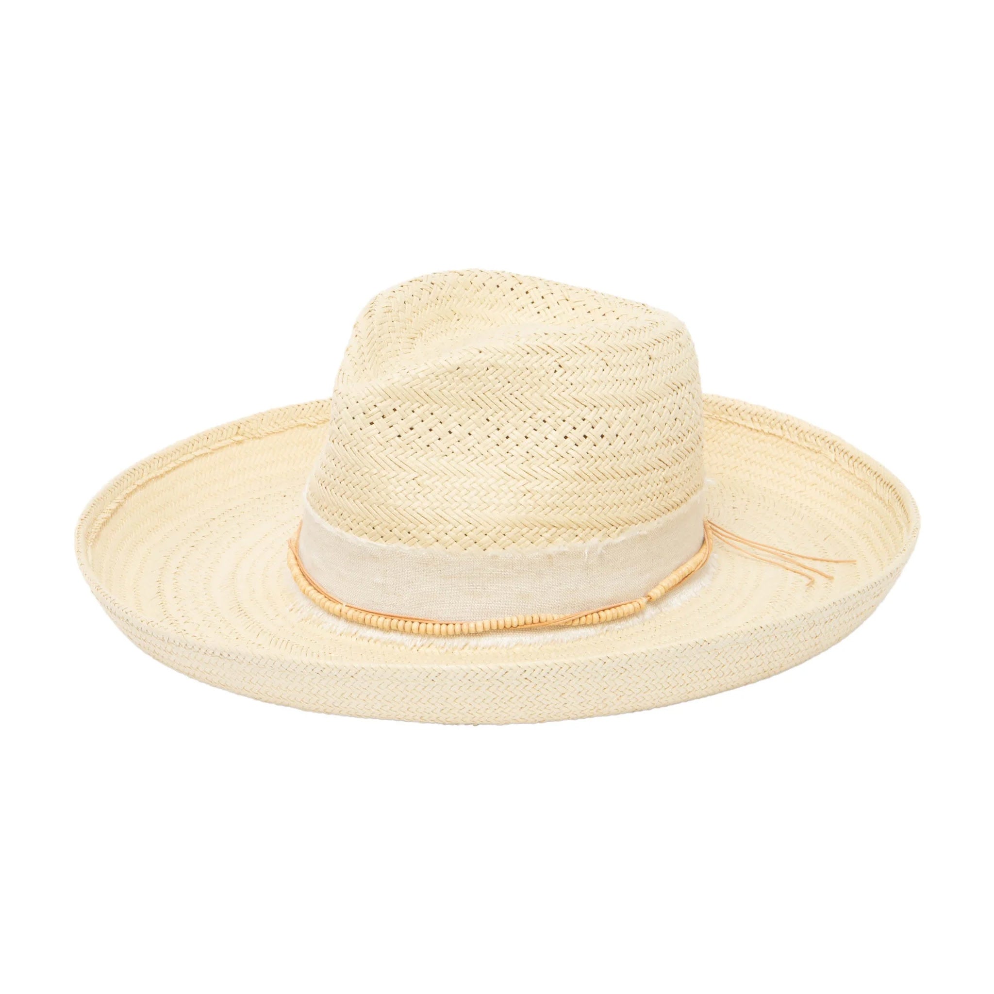 Yesenia Toyo Straw Kettle Brim Rancher