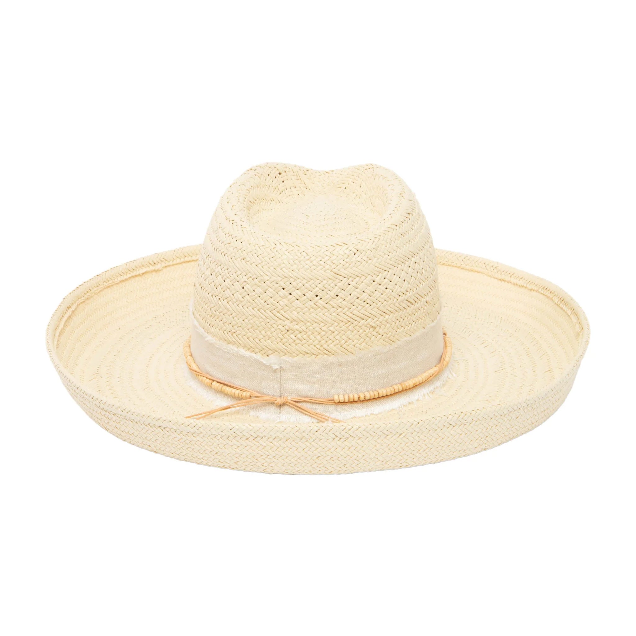 Yesenia Toyo Straw Kettle Brim Rancher