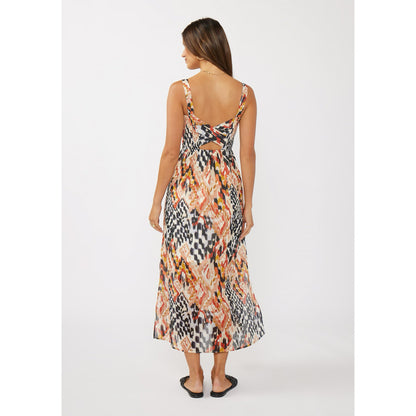 Paint the Town Smocked Midi Dress