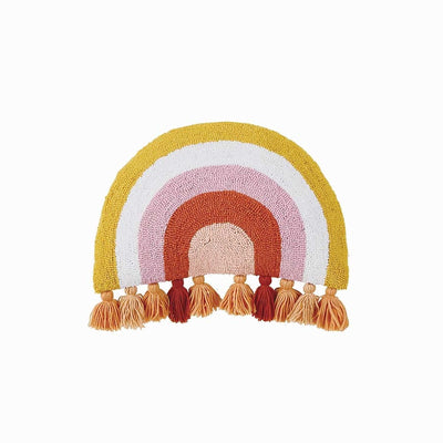 Rainbow Tassels Hook Pillow