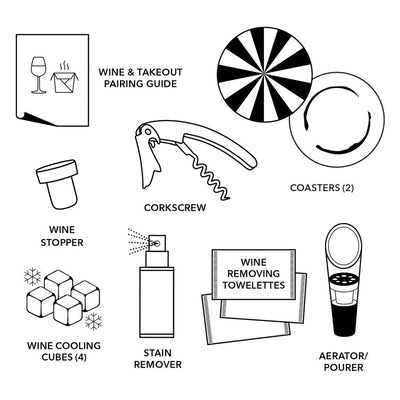 Uncork & Unwind Wine Night Kit
