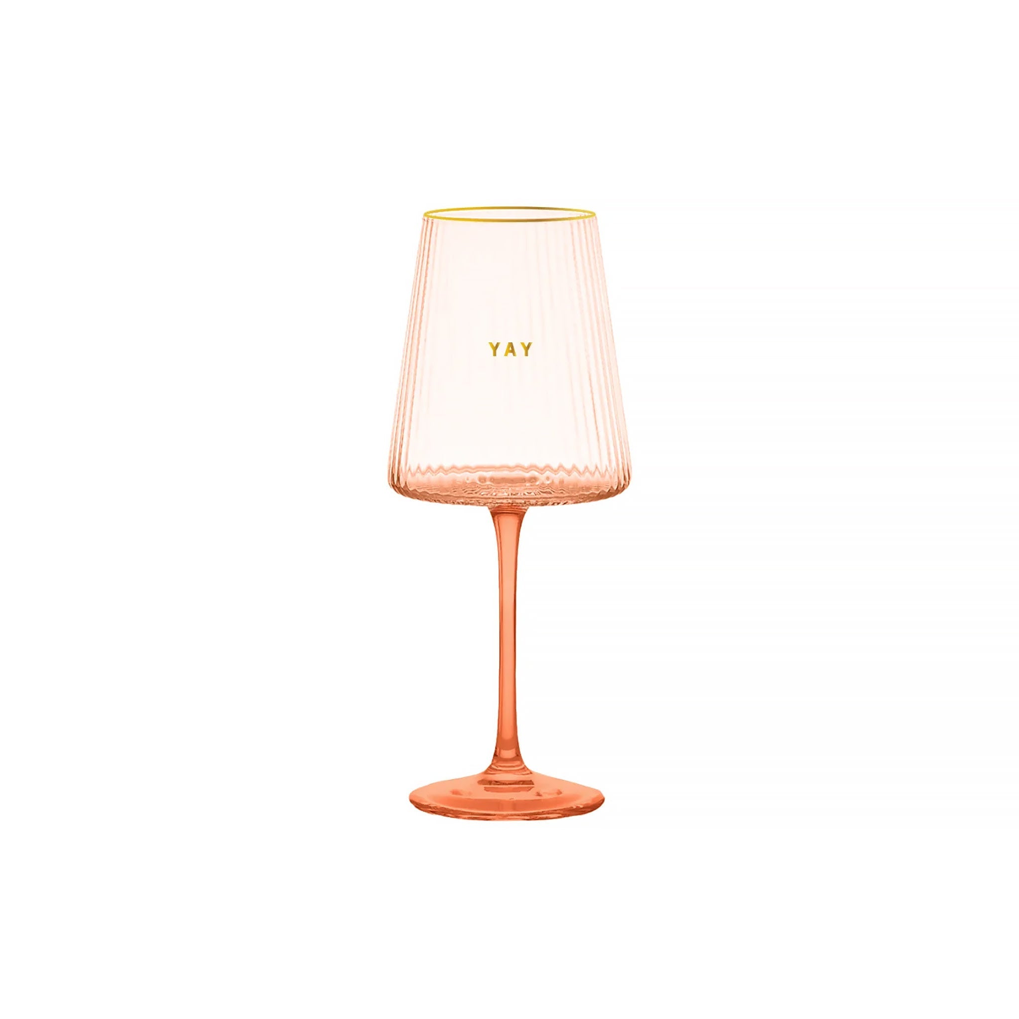 Ribbed 16oz Wine Glass