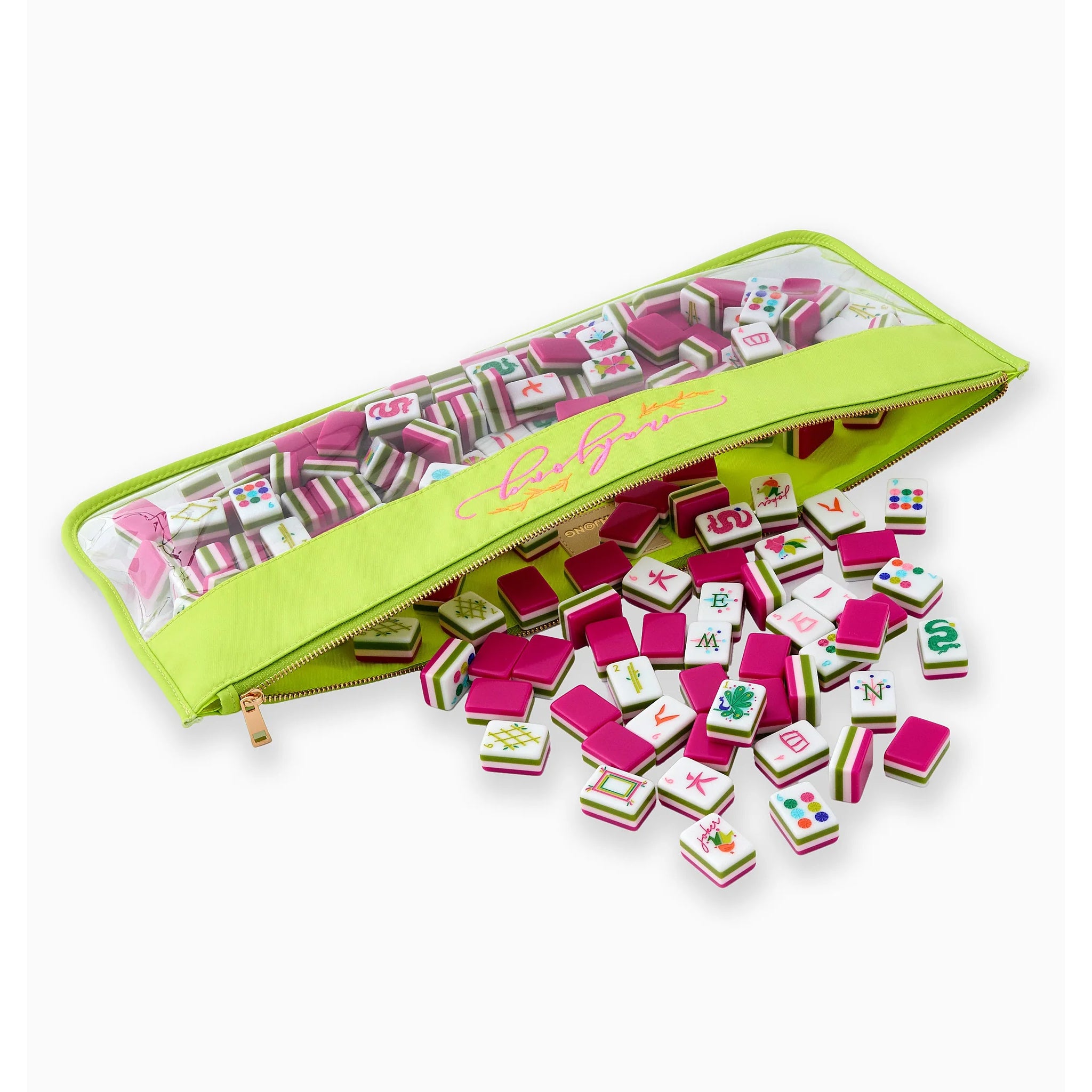 Yellow Mahjong Bag