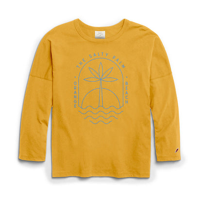 Halo Palm Oversized Long Sleeve Tee