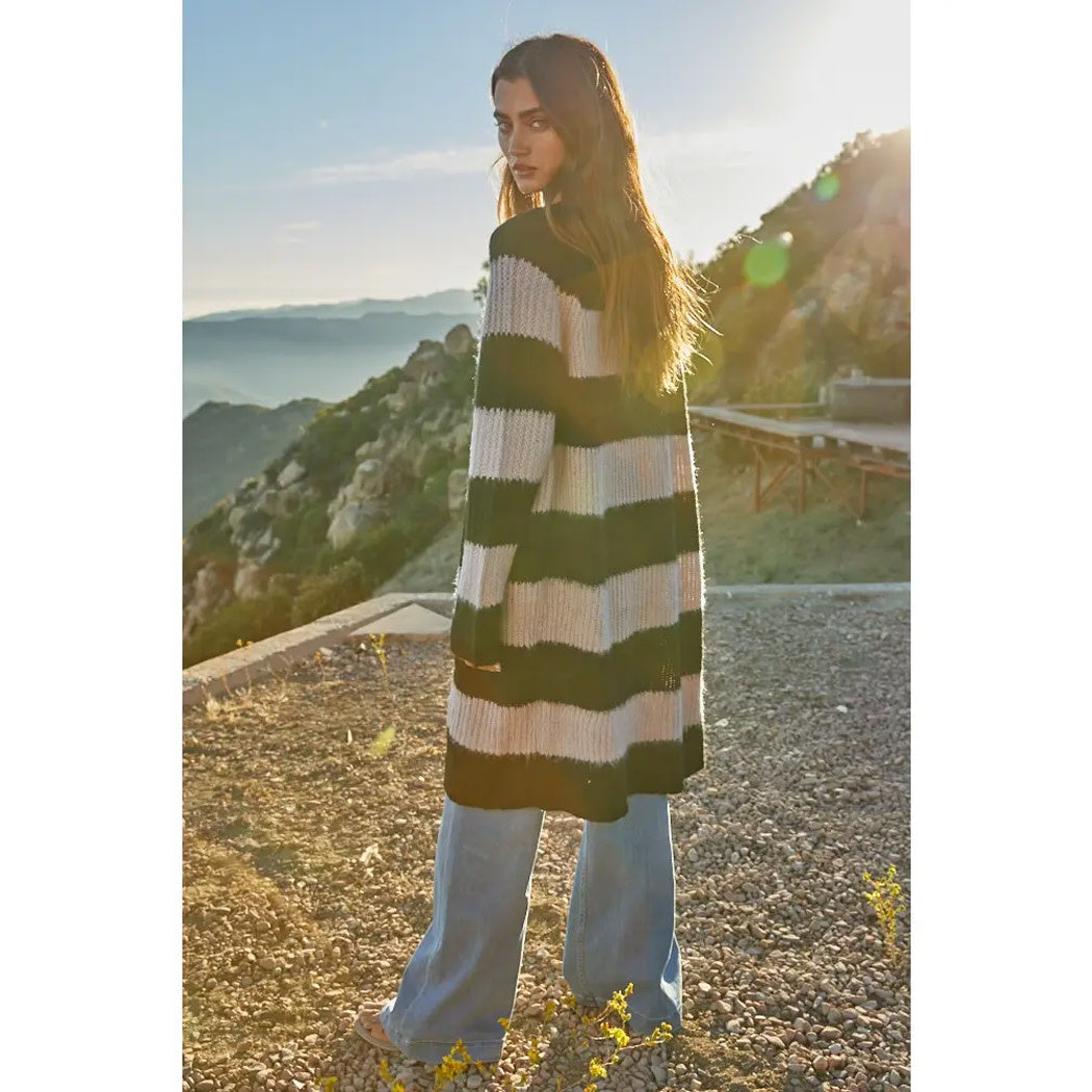 The Joyce Striped Cardigan