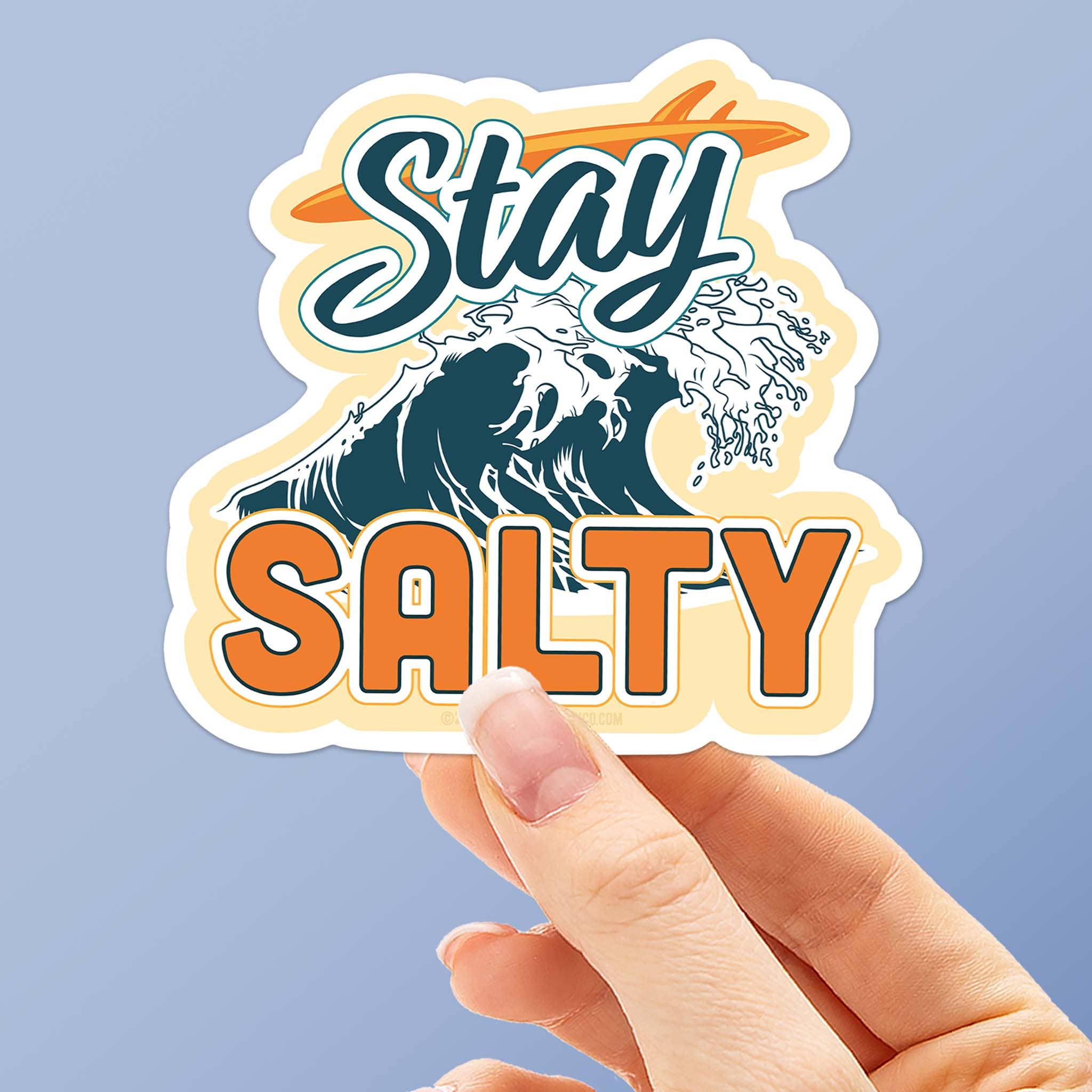 Stay Salty Bumper Sticker - Funny Beach Decal