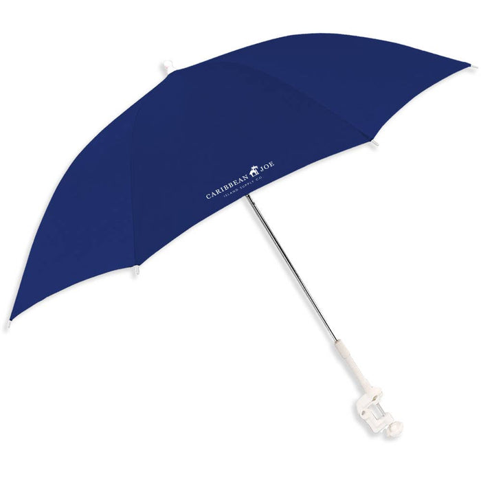 Caribbean Joe 48" Arc Clamp-On Beach Umbrella - Navy Blue