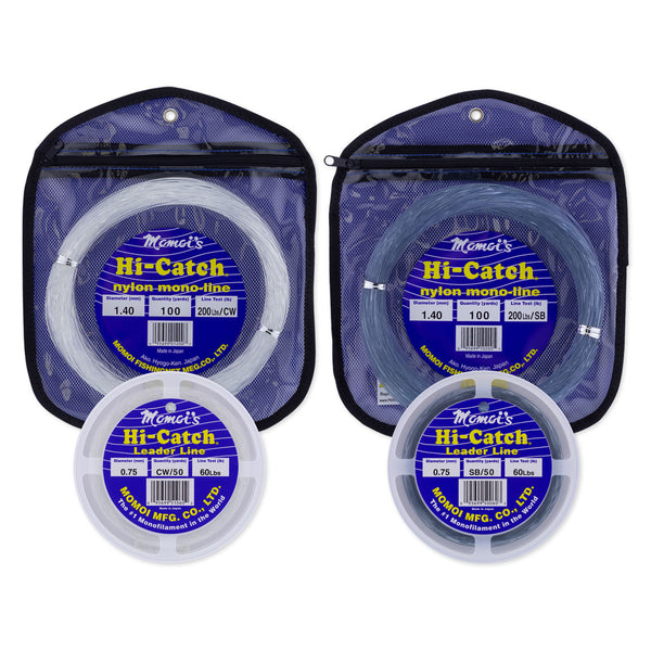 200lb mono fishing line Momoi Hi-Catch Nylon Mono Leader Line – Beach Bum Outdoors
