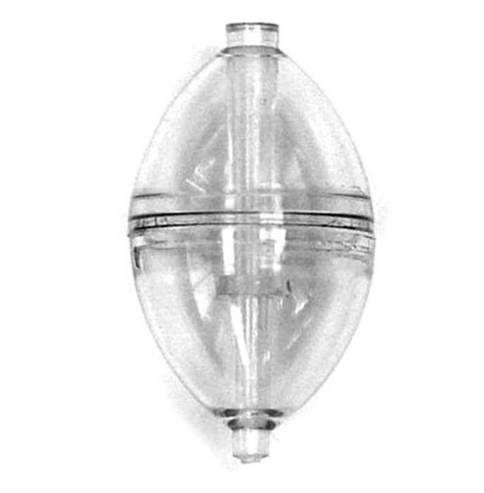 EAGLE CLAW CLEAR SPIN FLOAT 2 1/2in WATER-WEIGHTED 2pk