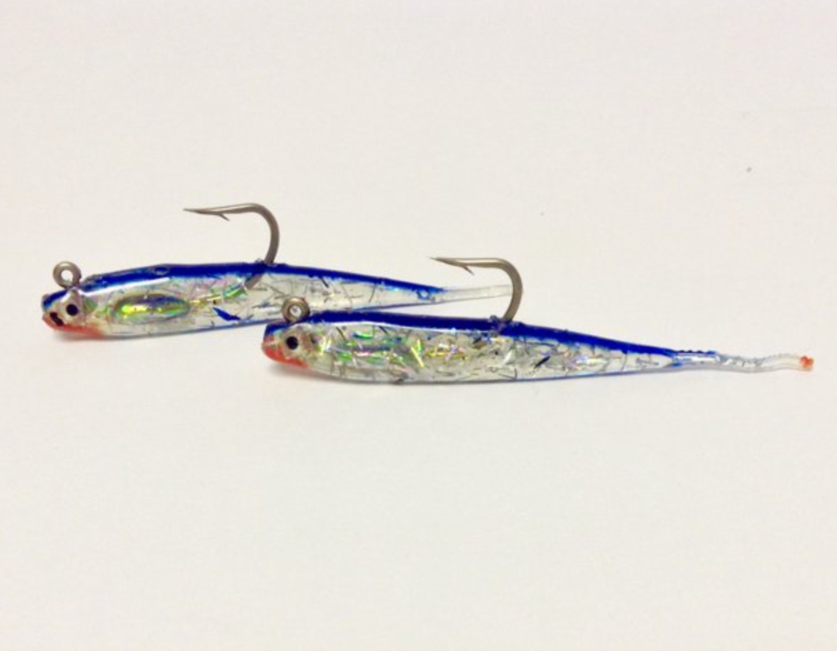 Double Rig H&H GLASS MINNOW DOUBLE RIG 1/8oz – Beach Bum Outdoors