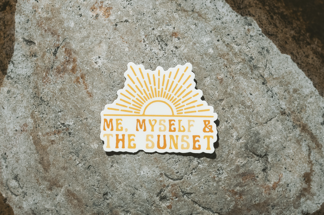 Me, Myself & The Sunset | Sticker