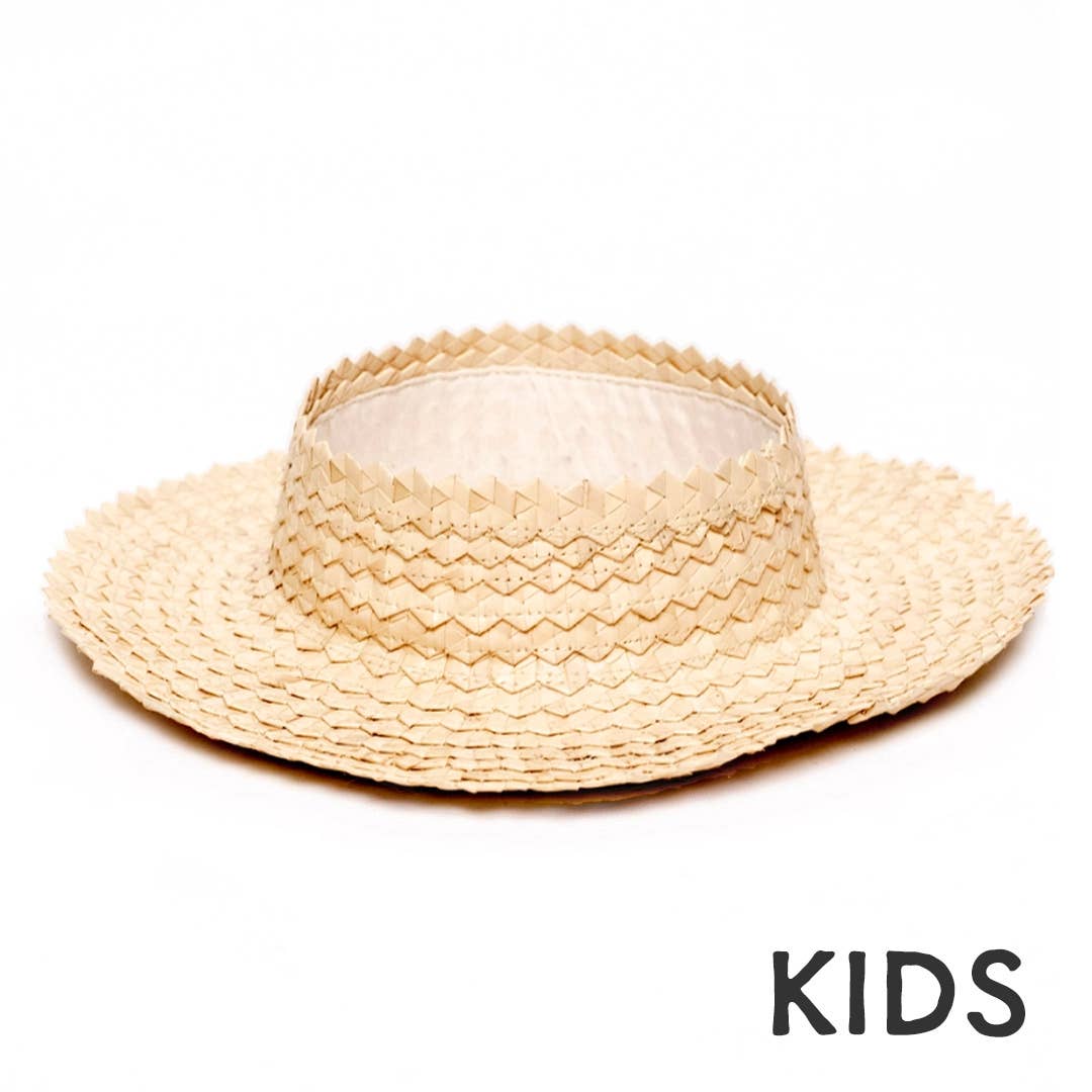 Straw Crownless Sun Hat Papale