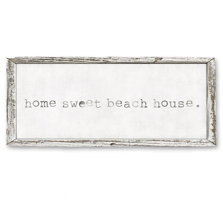 'Home Sweet Beach House' Shelf Art