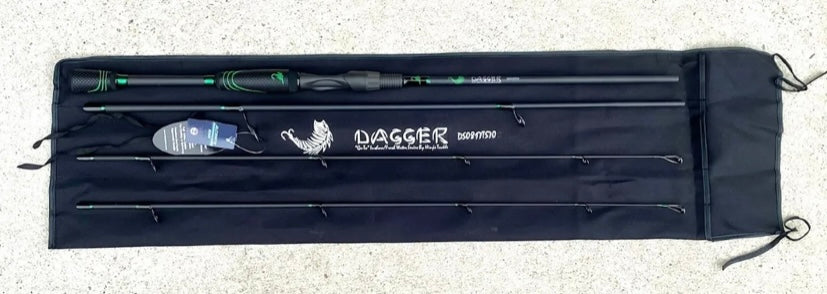 Ninja Tackle Dagger 7' Travel Spinning Rod