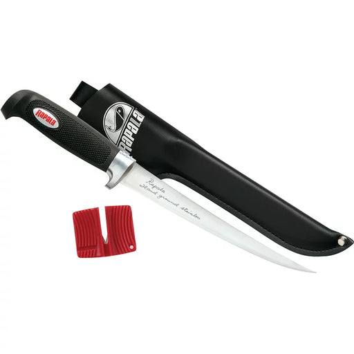 Berkley 9 Stainless Steel Fillet Knife + Sheath & Knife Sharpener